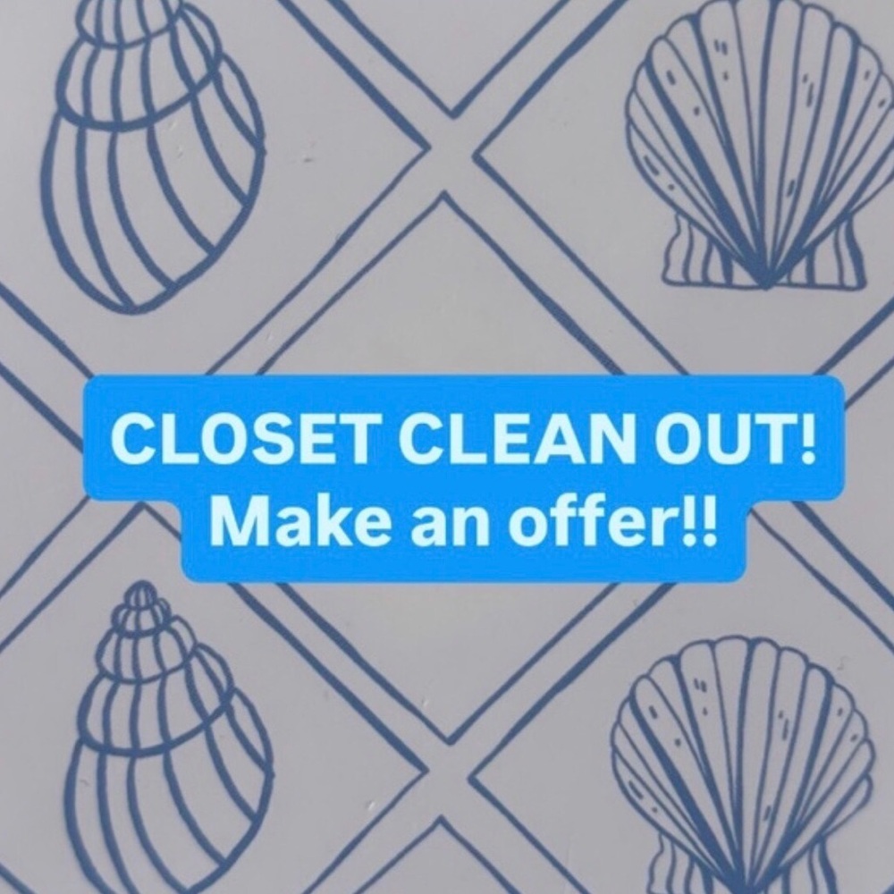 Blue Seashell Pattern Wall Art Panel